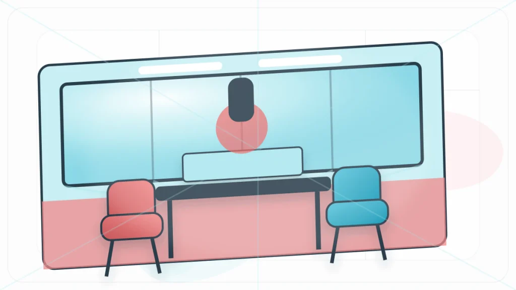 소아 천식 학습 개념을 표현한 햇빛이 드는 카페형 학습 테이블, 북동쪽 코너 넓은 전경
